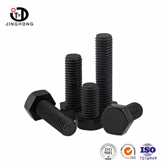Boulon de tête hexagonale nylon noir