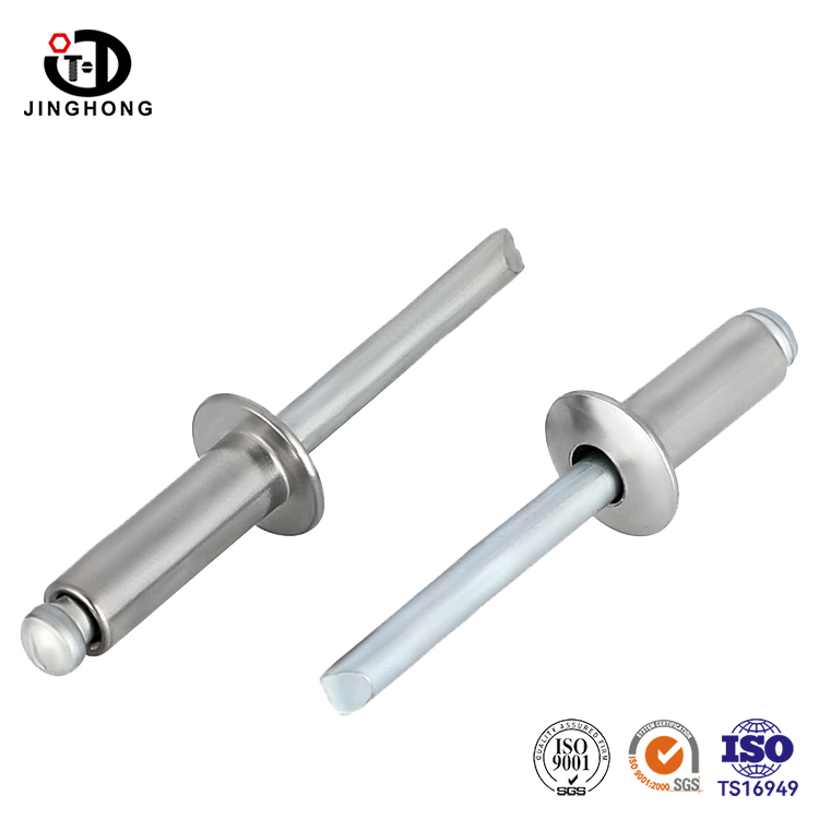 Rivets de tête ronde de type ouvert
