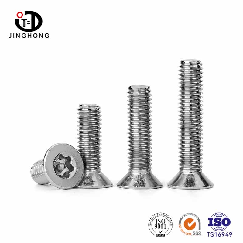 Vis à tête plate Torx à l'épreuve